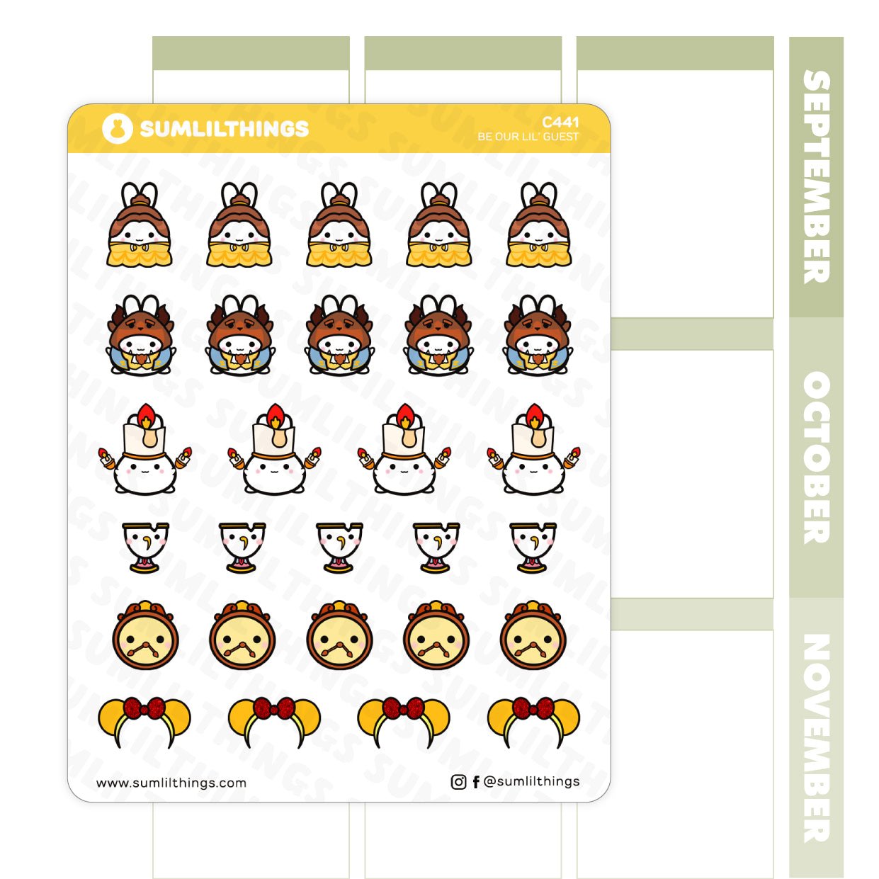 Be Our Lil' Guest Stickers - SumLilThings