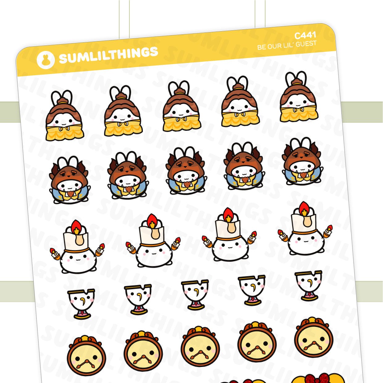 Be Our Lil' Guest Stickers - SumLilThings