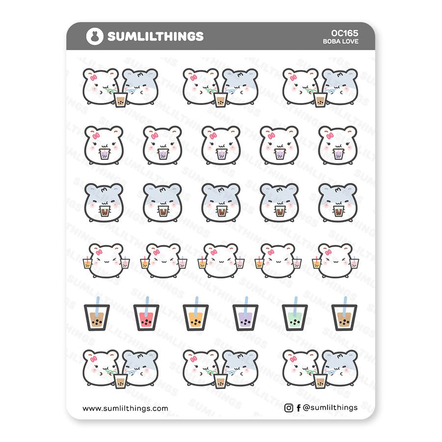 Boba Time Stickers - SumLilThings