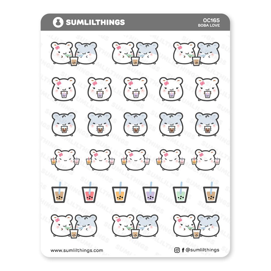 Boba Time Stickers - SumLilThings