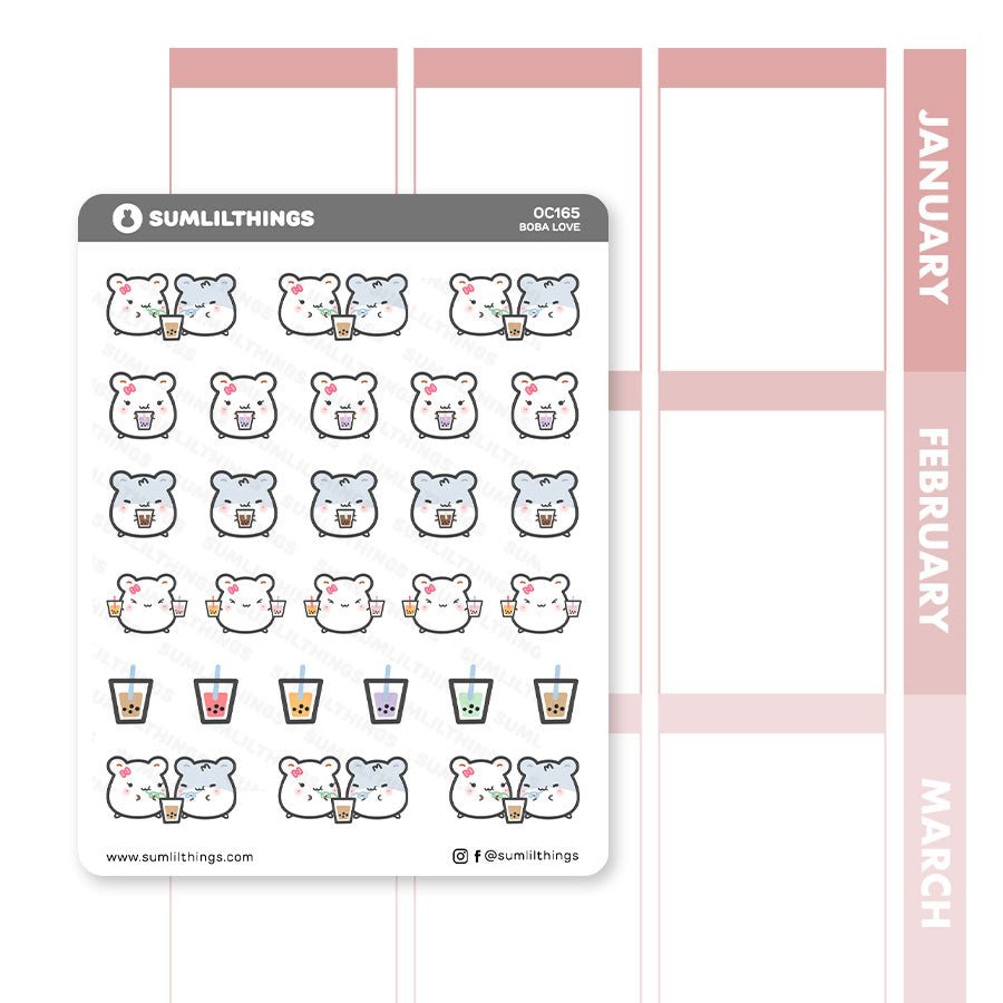 Boba Time Stickers - SumLilThings