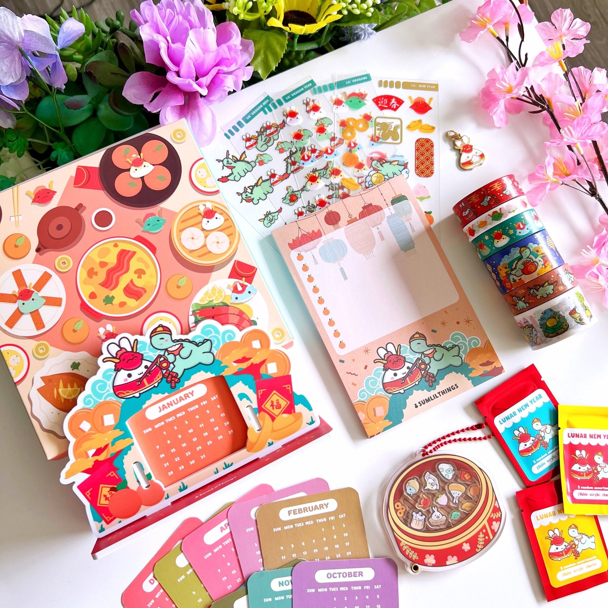 Sumlilthings stationery bundle of cheapest USED washi tape cards