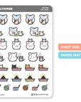 Cat Lover Stickers - SumLilThings