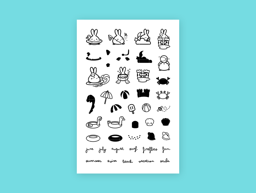 Clear Stamp - Summer Time - SumLilThings