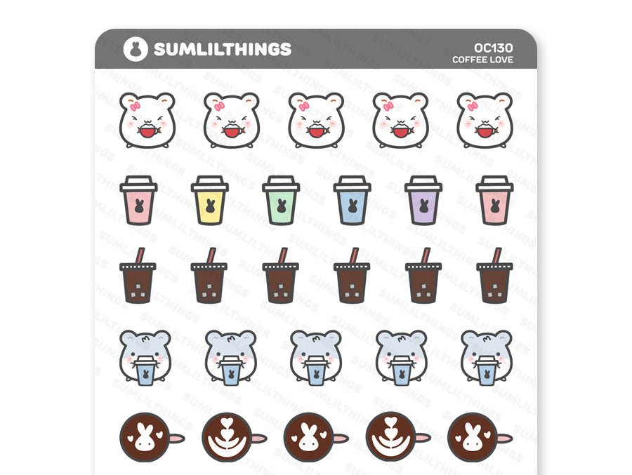 Coffee Love Stickers - SumLilThings