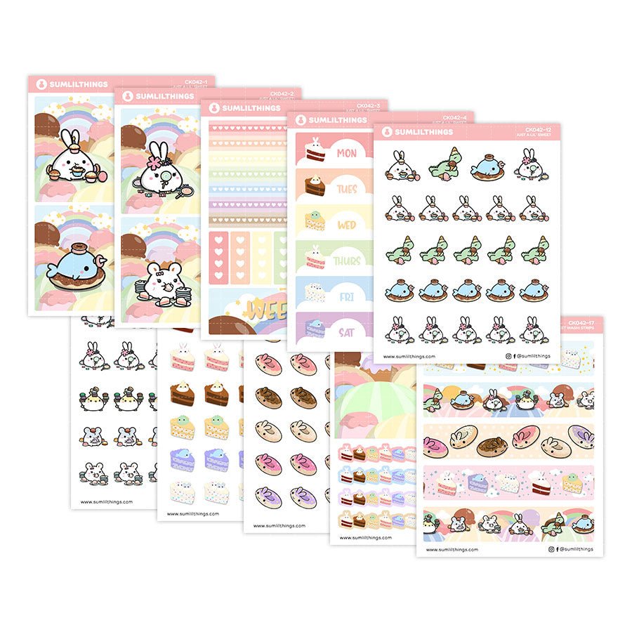 Decorative Kit - Just A Lil Sweet (10 Pages) - SumLilThings