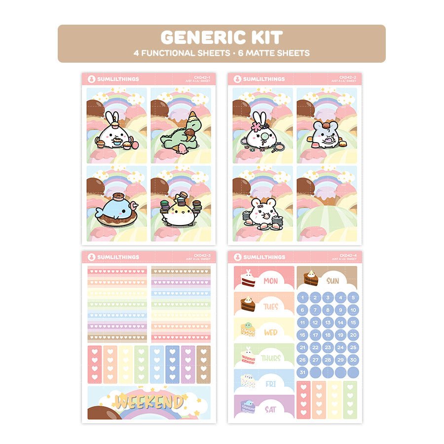 Decorative Kit - Just A Lil Sweet (10 Pages) - SumLilThings