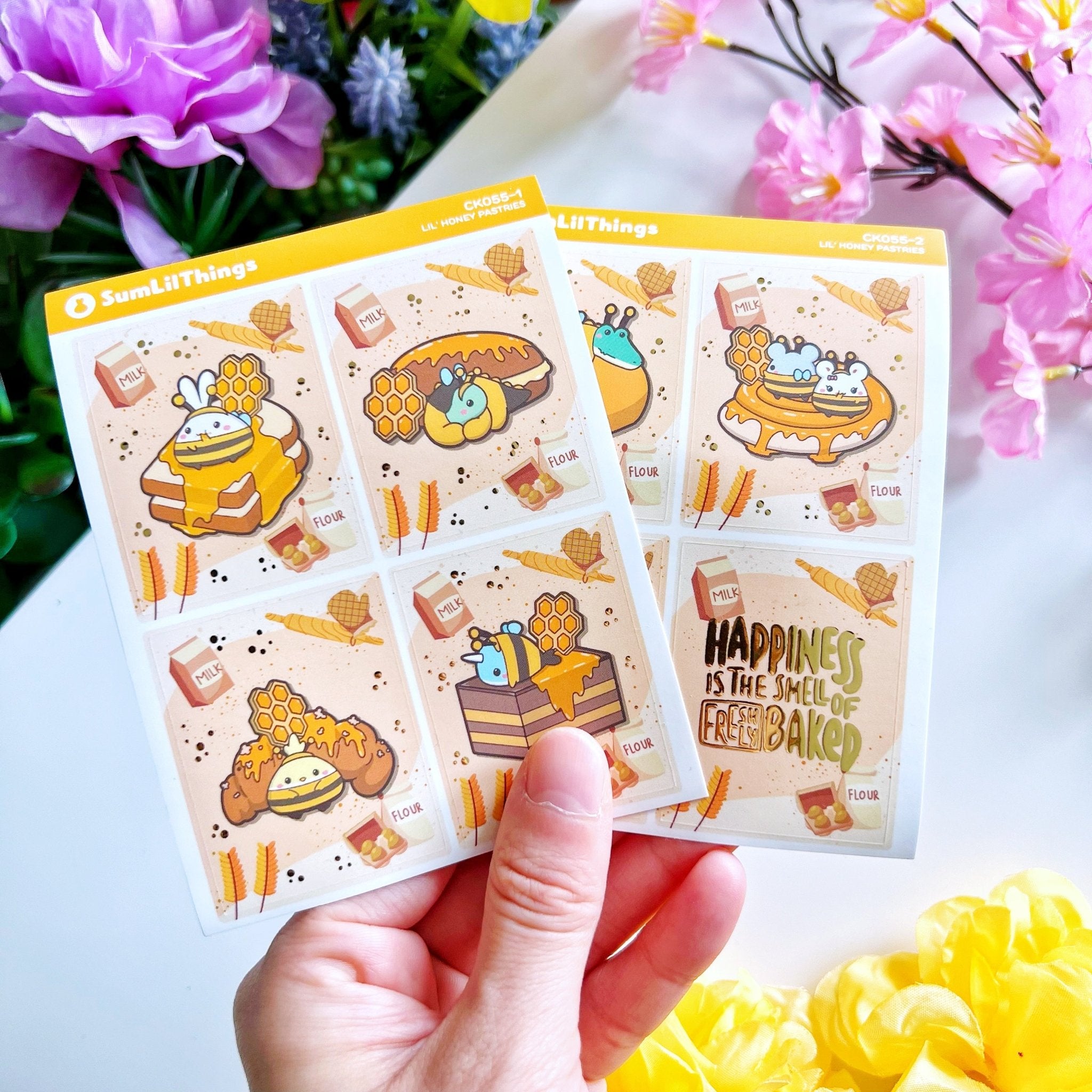 Decorative Kit - Lil' Honey Pastries (10 Pages) - SumLilThings