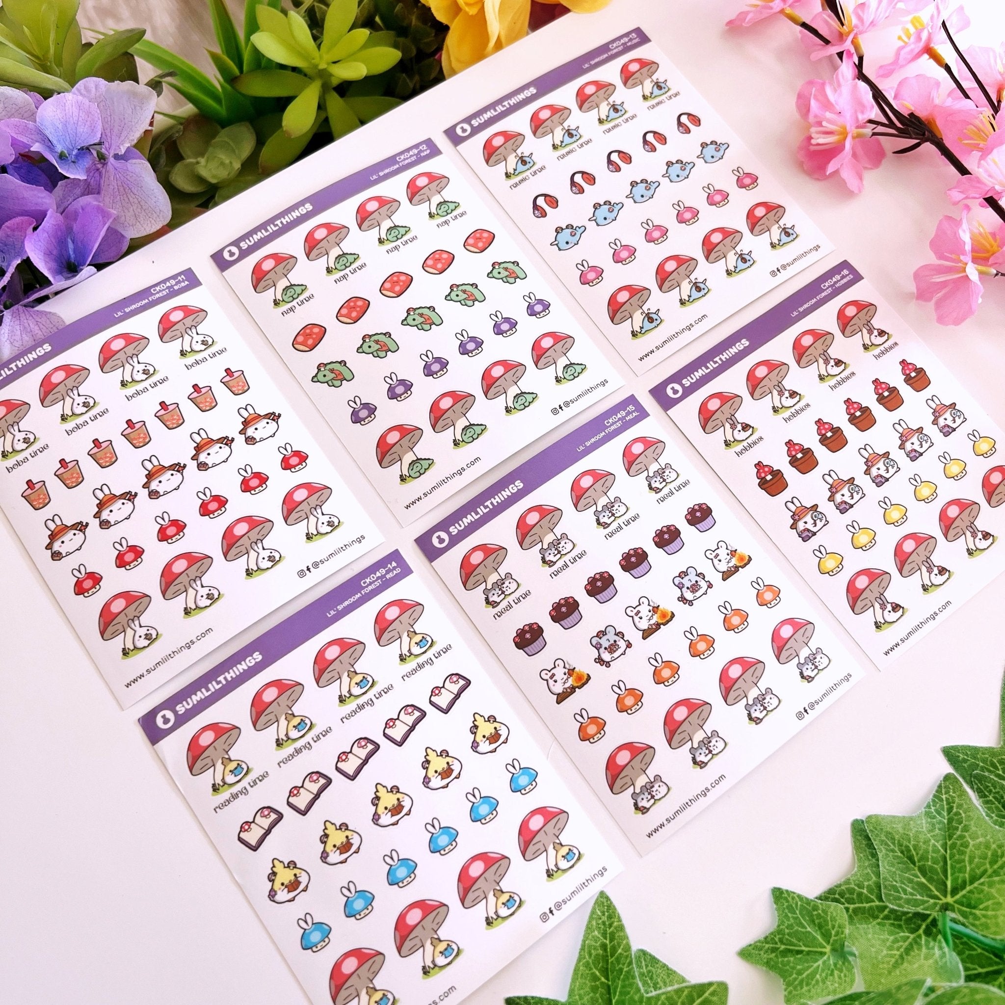 Decorative Kit - Lil' Mushroom Forest (10 Pages) - SumLilThings