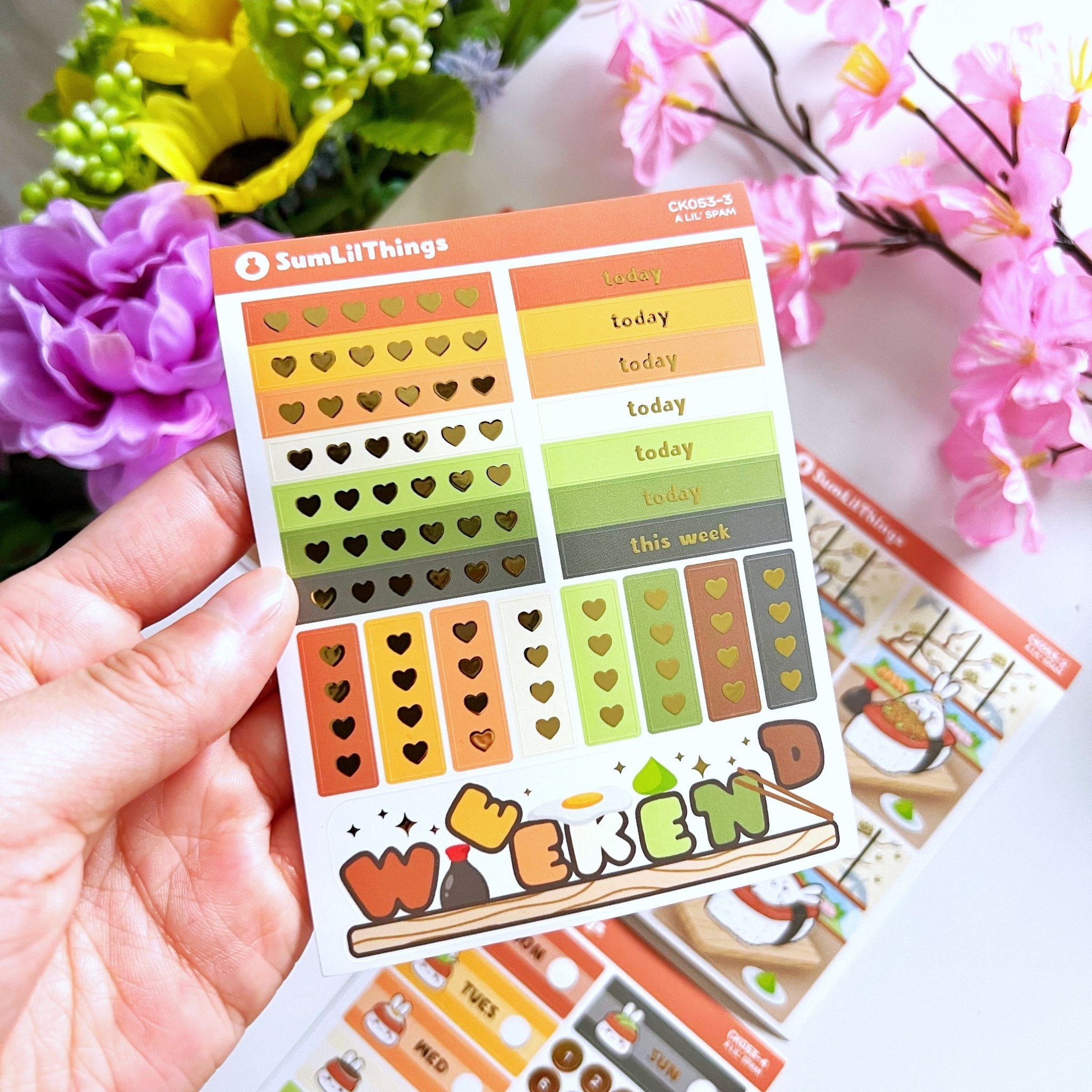 Decorative Kit - Lil' Spam Musubi (10 Pages) - SumLilThings