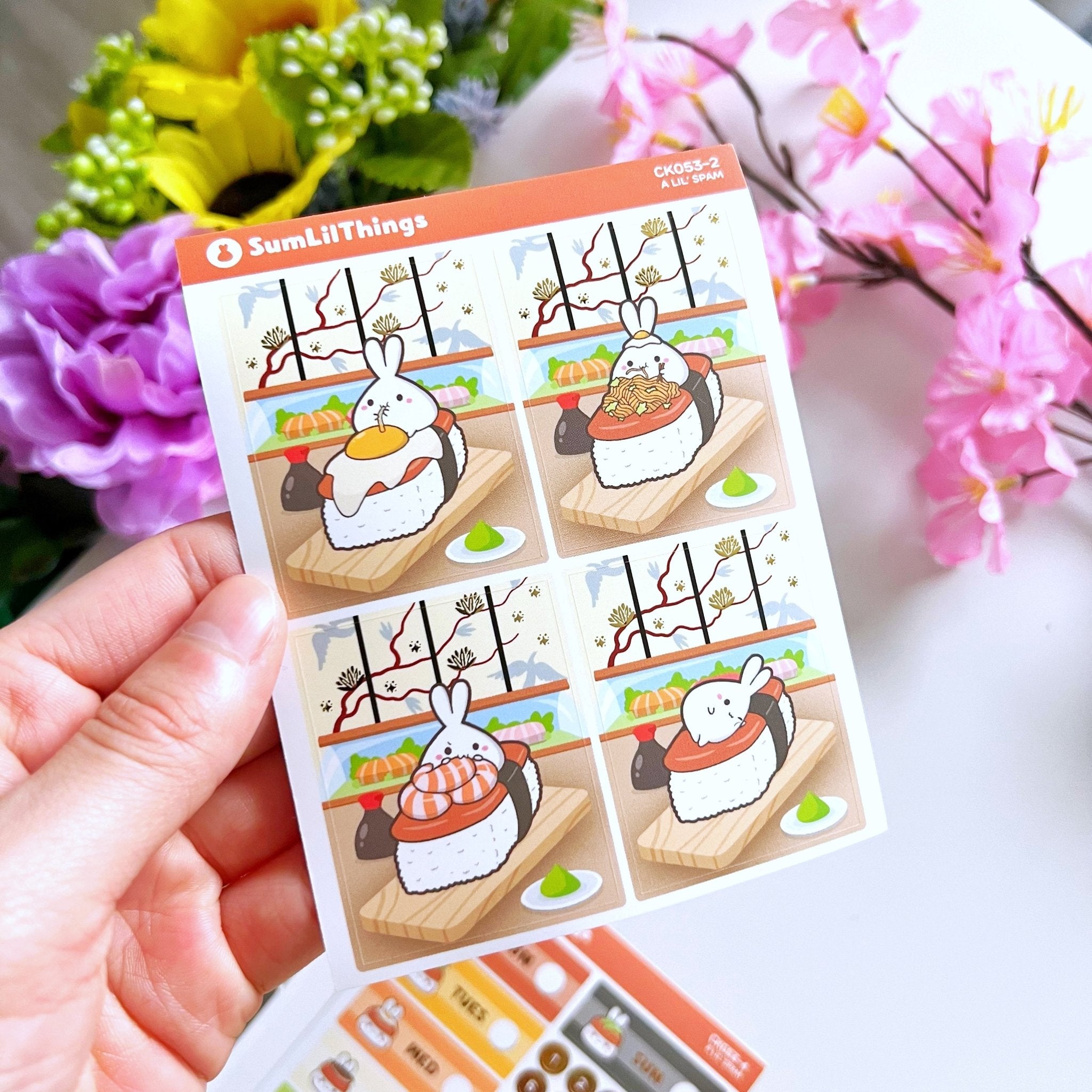 Decorative Kit - Lil' Spam Musubi (10 Pages) - SumLilThings