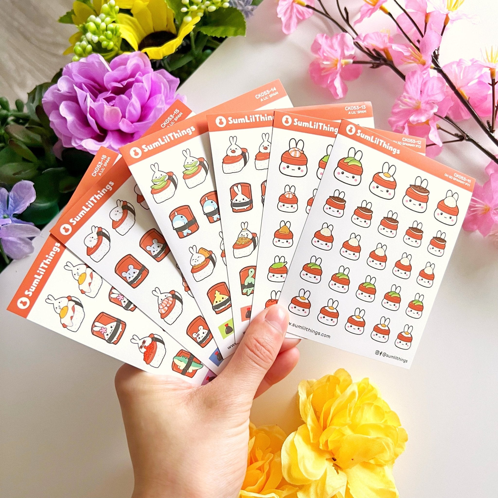 Decorative Kit - Lil' Spam Musubi (10 Pages) - SumLilThings