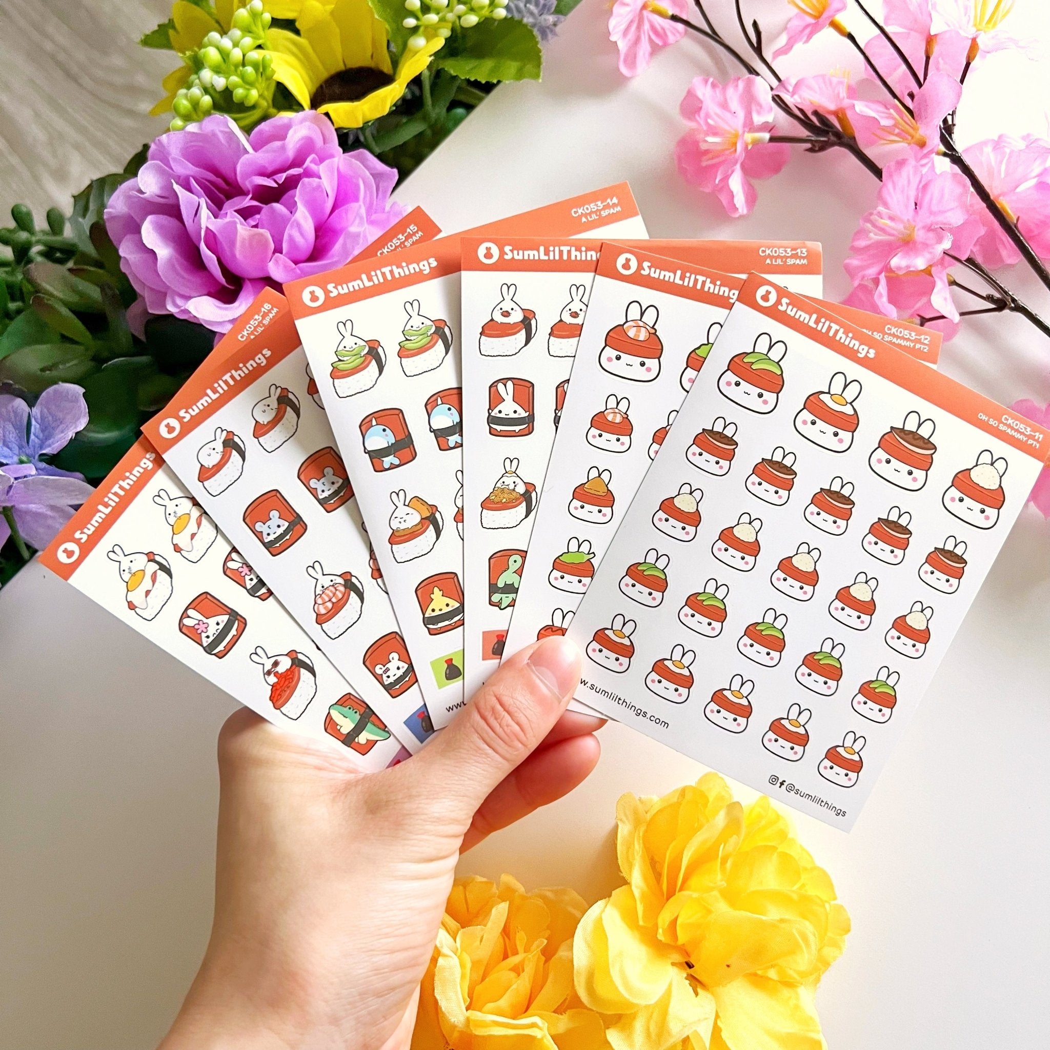 Decorative Kit - Lil' Spam Musubi (10 Pages) - SumLilThings