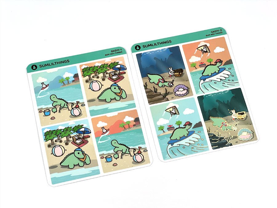 Decorative Kit - SumNohThings (12 Pages) - Gold Foil - SumLilThings