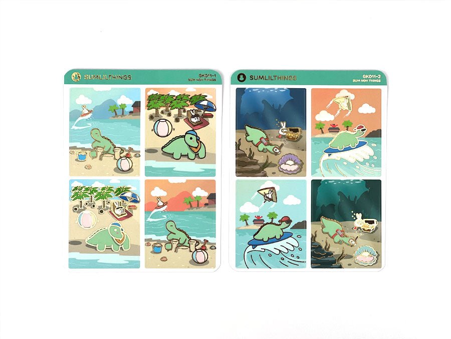 Decorative Kit - SumNohThings (12 Pages) - Gold Foil - SumLilThings