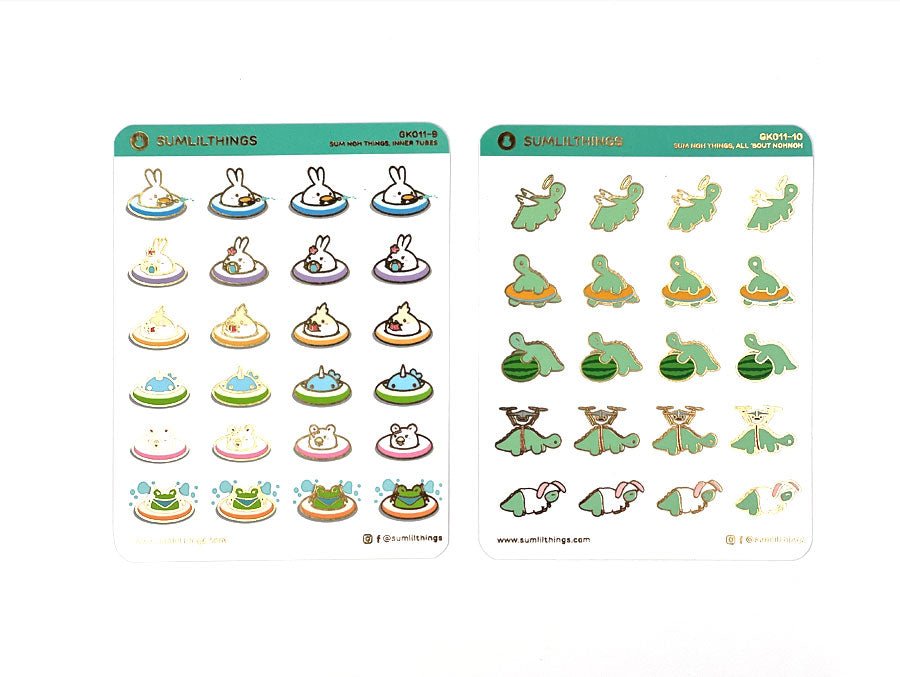 Decorative Kit - SumNohThings (12 Pages) - Gold Foil - SumLilThings