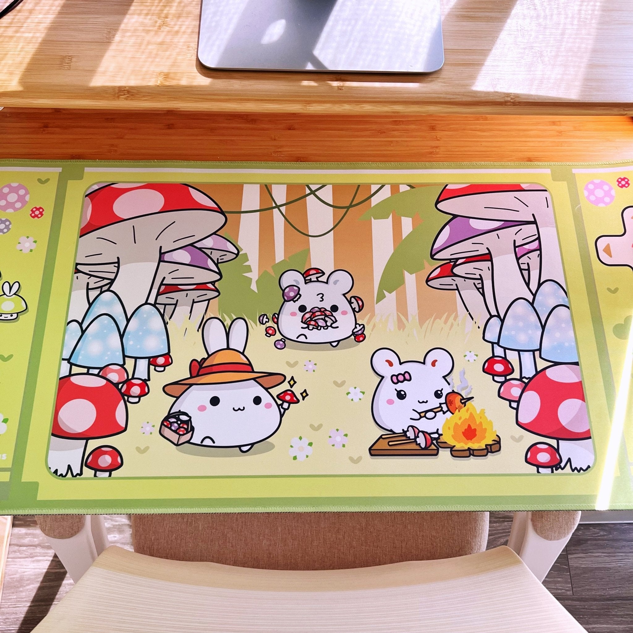 Desk Mat - Mushroom Forest Switch (90cm x 40cm) - SumLilThings