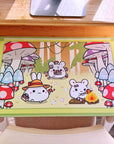 Desk Mat - Mushroom Forest Switch (90cm x 40cm) - SumLilThings