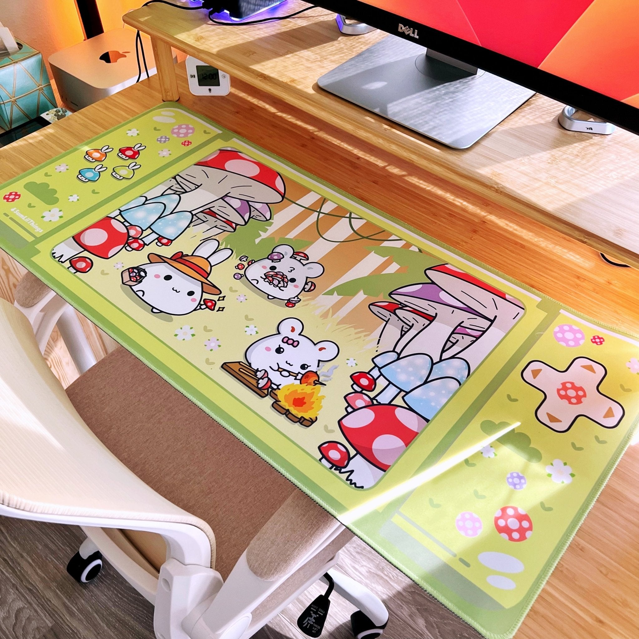 Desk Mat - Mushroom Forest Switch (90cm x 40cm) - SumLilThings