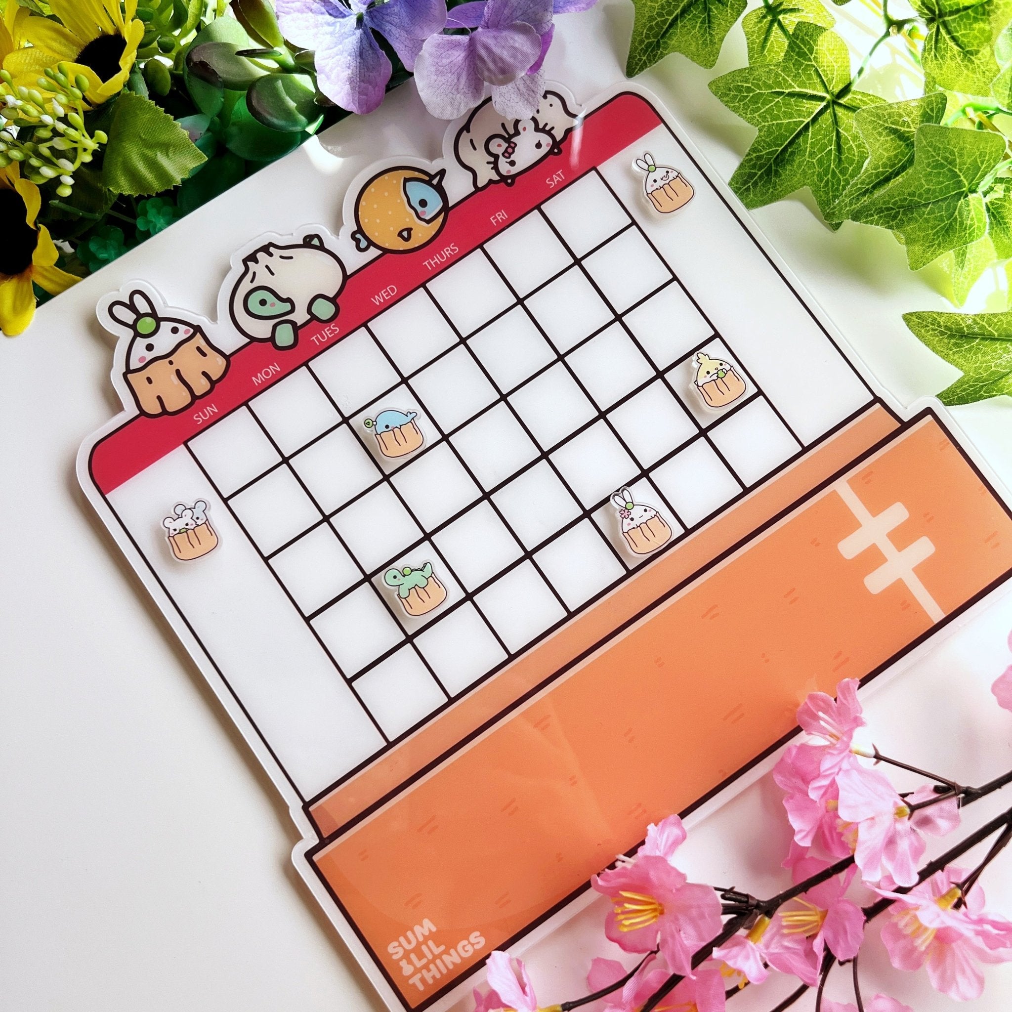 Dimsum Acrylic Desktop Calendar with Magnets - SumLilThings