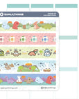 Dinoh Washi Strips Stickers - SumLilThings