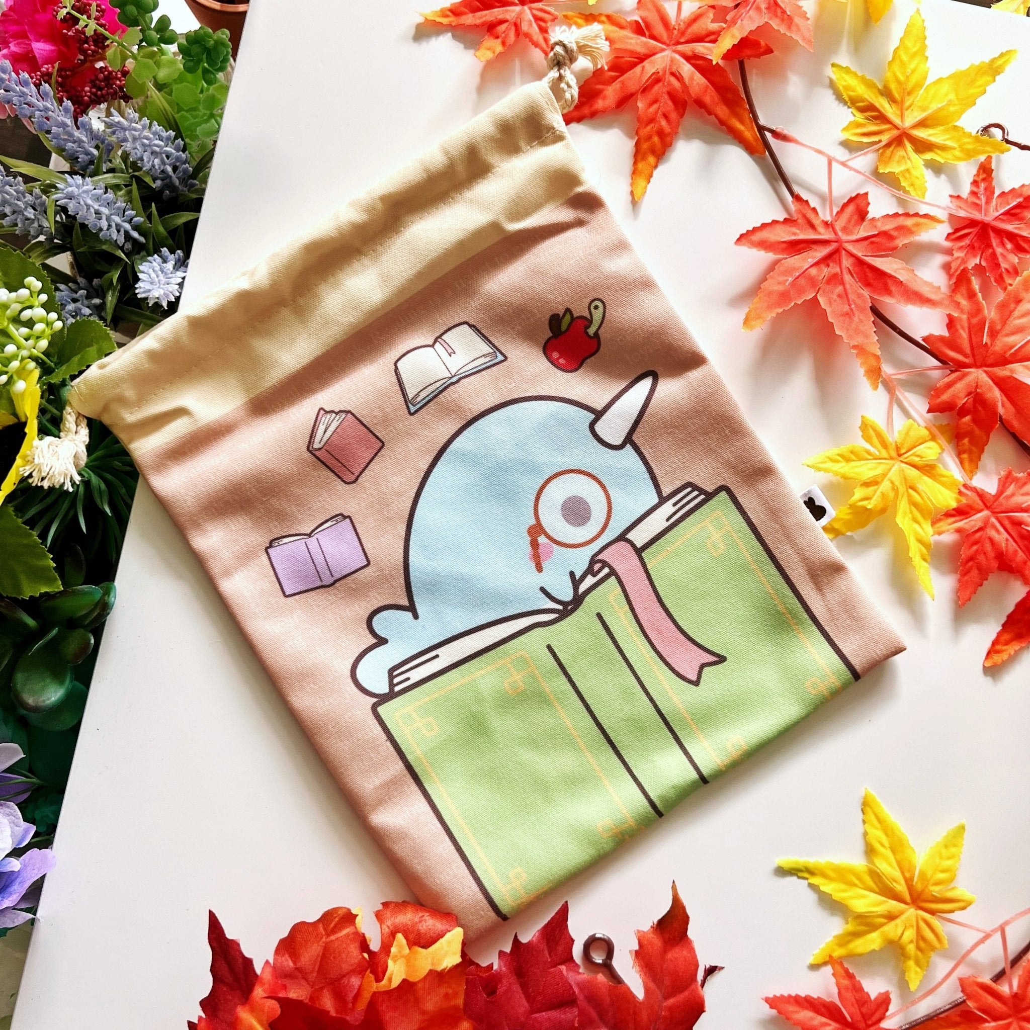 Drawstring Bag - Narnar's Books - SumLilThings