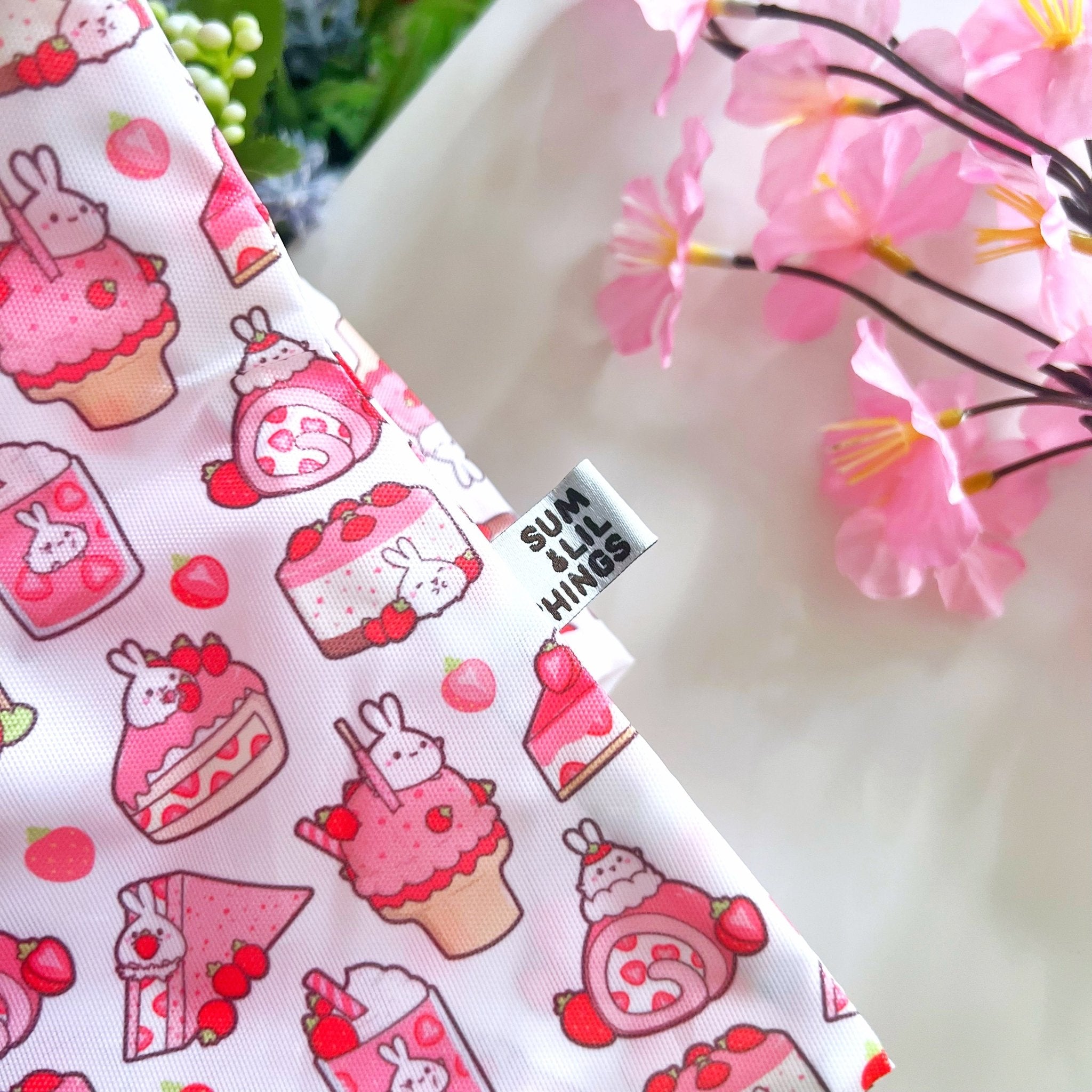 Eco Shopping Bag - Lil' Strawberries - SumLilThings