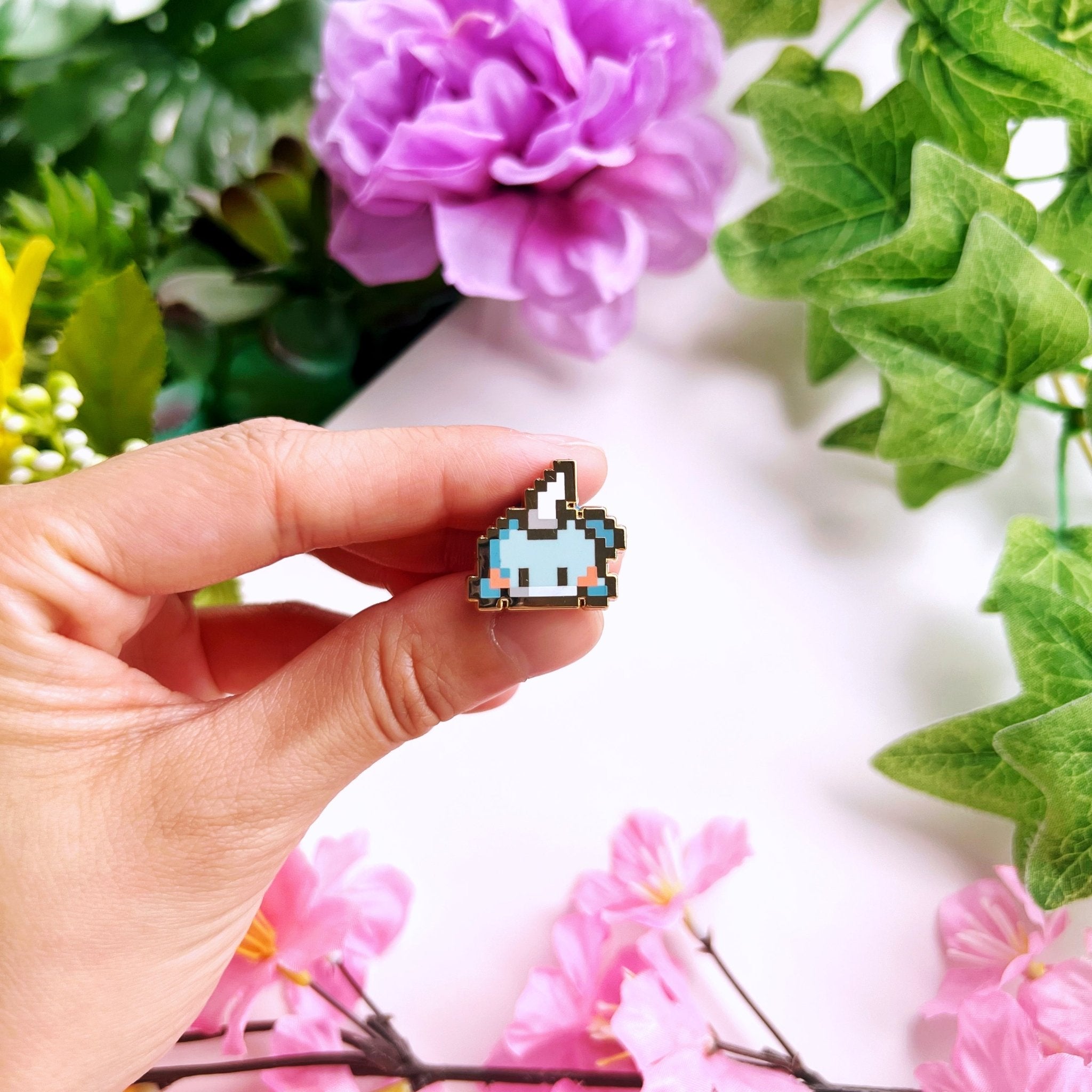 Enamel Pin - 8Bit Misfits (Narnar & Chichi) - SumLilThings