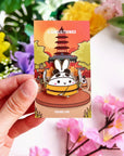 Enamel Pin - Double Sword Panda Lil - SumLilThings