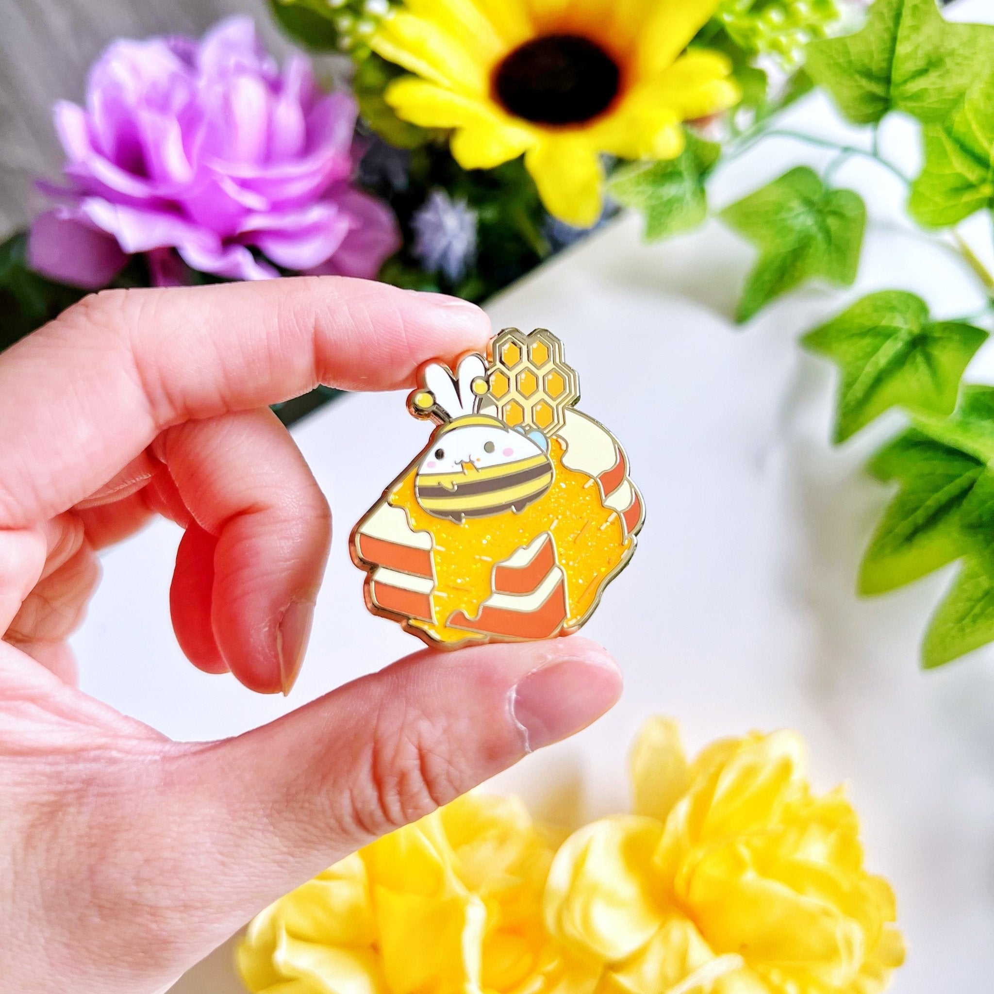 Enamel Pin - Lil' Honey Toast - SumLilThings