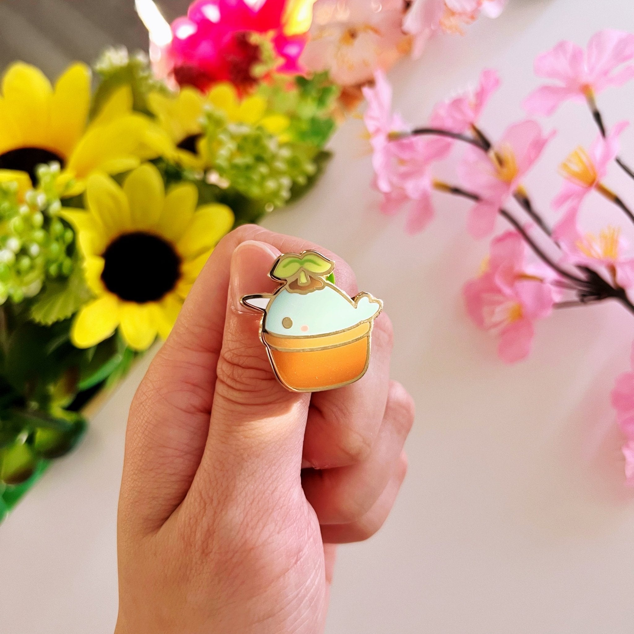 Enamel Pin - Lil' Potted Narnar Plant - SumLilThings