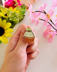 Enamel Pin - Lil' Potted Nohnoh Plant - SumLilThings