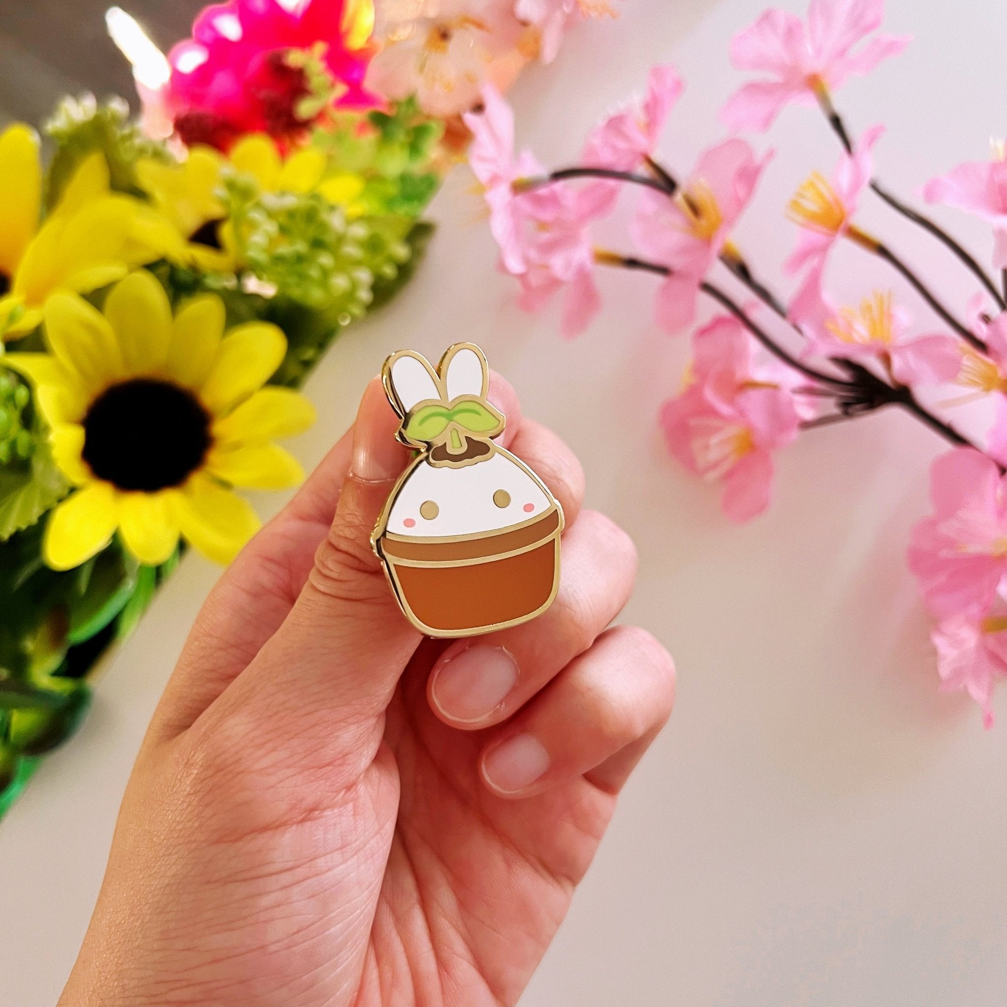 Enamel Pin - Lil' Potted Plant - SumLilThings