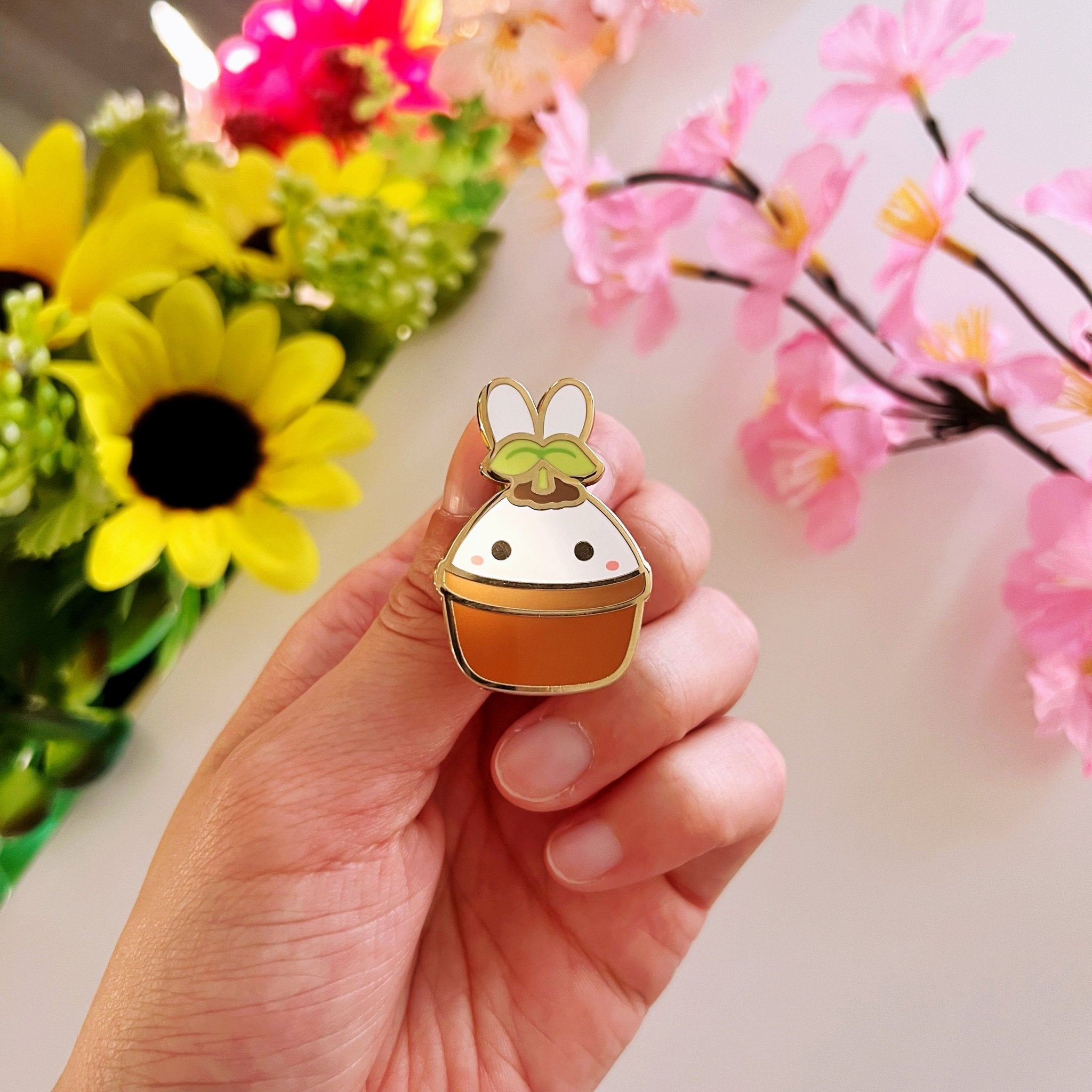 Enamel Pin - Lil' Potted Plant - SumLilThings
