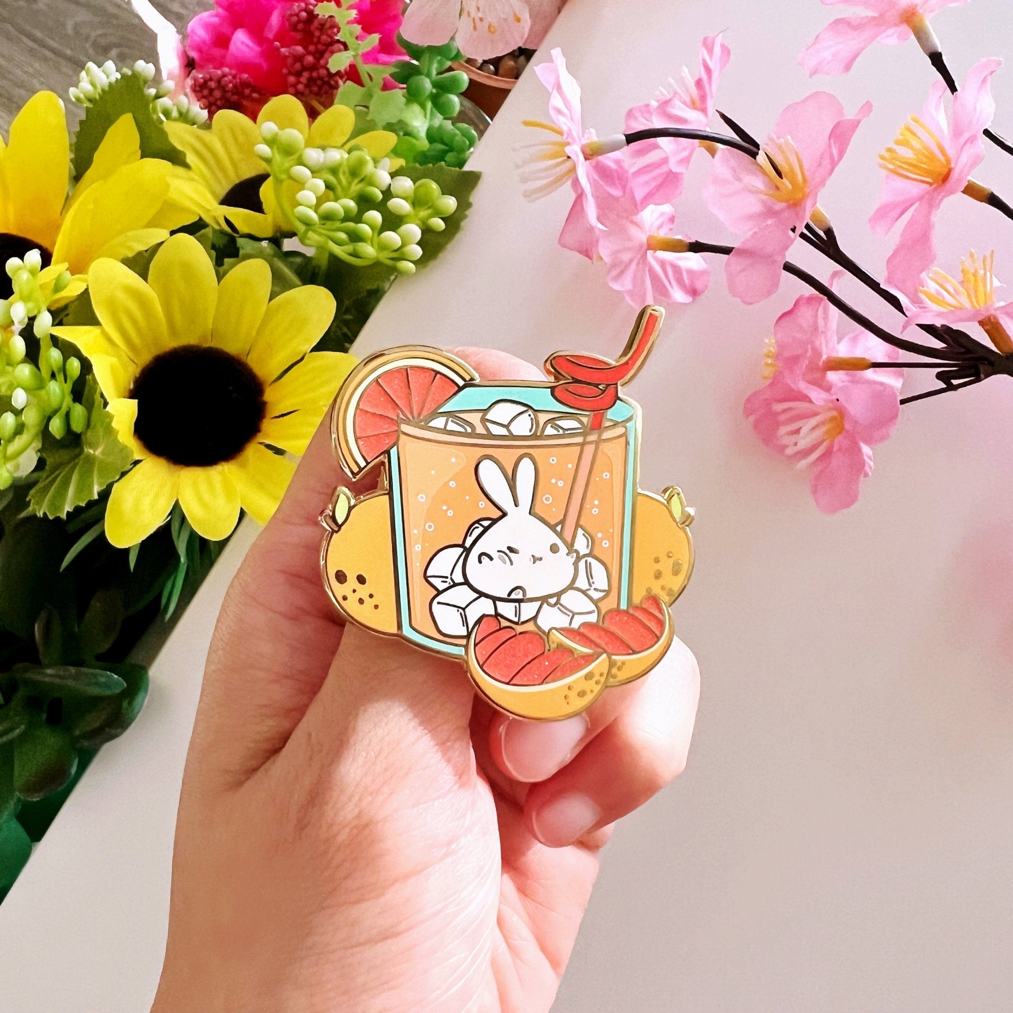 Enamel Pin - Lil' Splash of Orange - SumLilThings