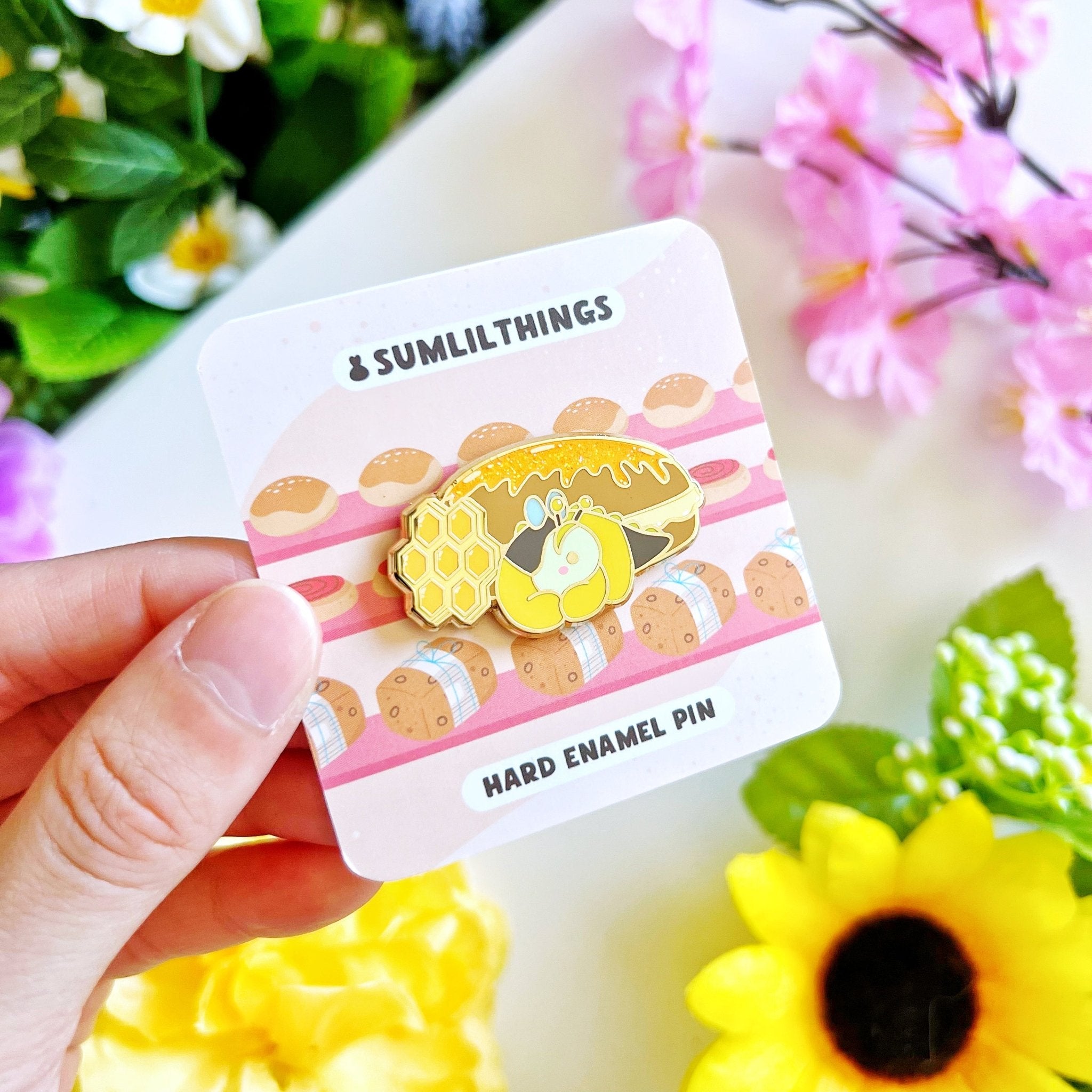 Enamel Pin - Nohnoh Honey Pastry Cream - SumLilThings