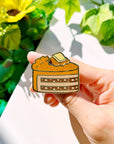 Enamel Pin - Peeking Chocolate Cake (Interactive Slider) - SumLilThings