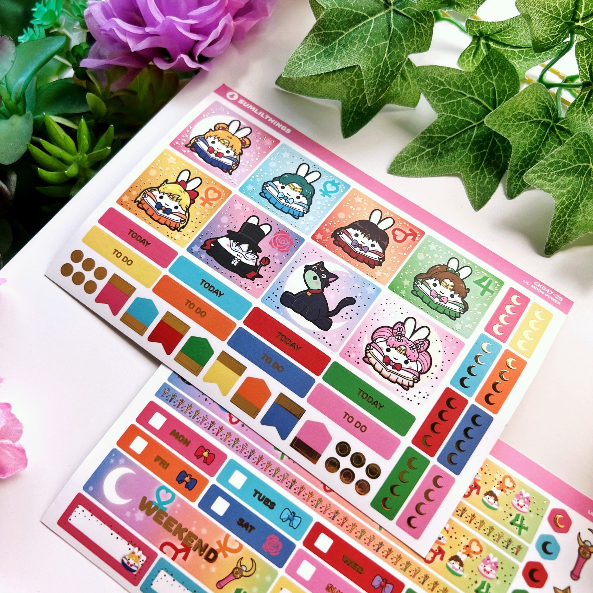 Hobonichi COUSIN - Lil' Moon Power - Gold Foil - SumLilThings