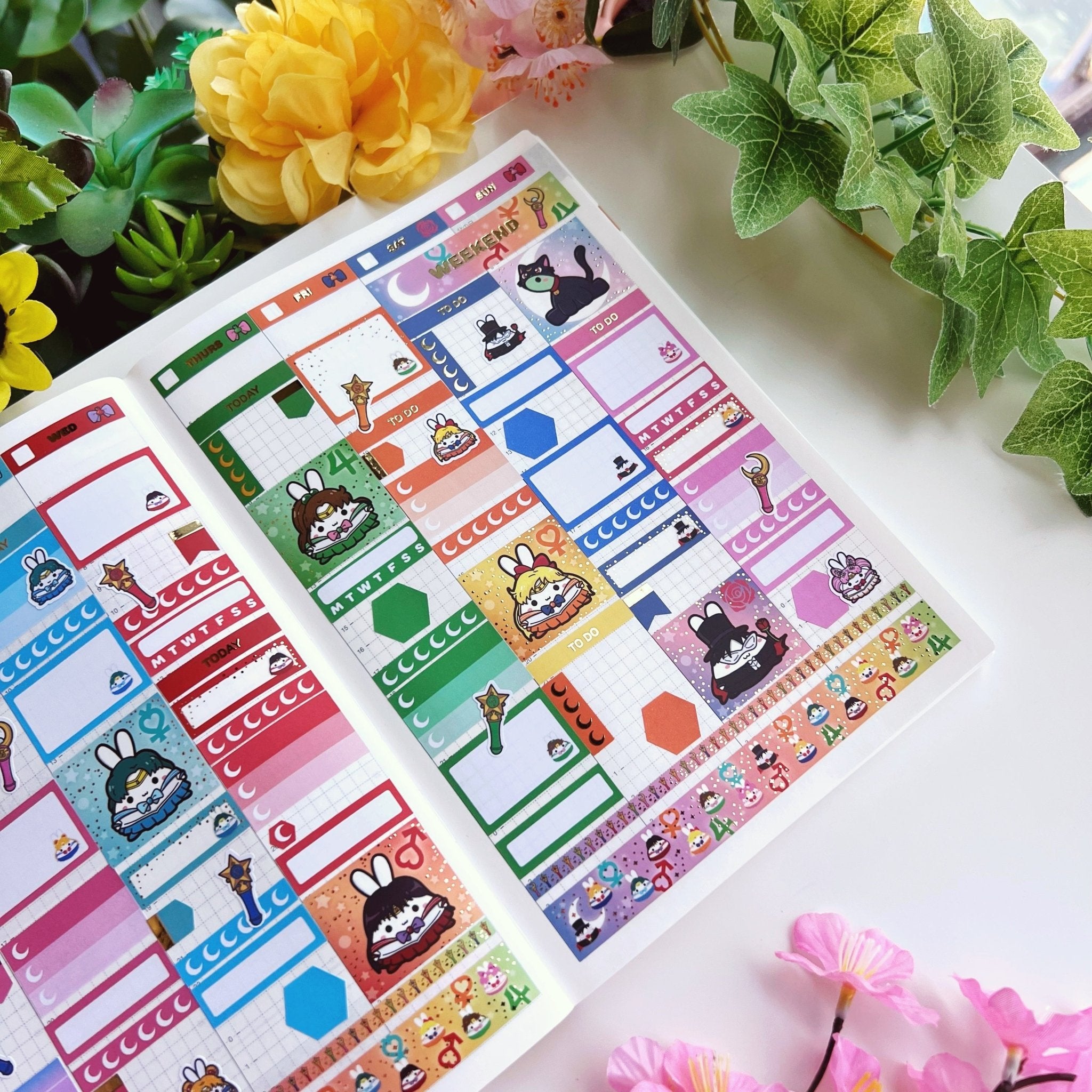 Hobonichi COUSIN - Lil' Moon Power - Gold Foil - SumLilThings