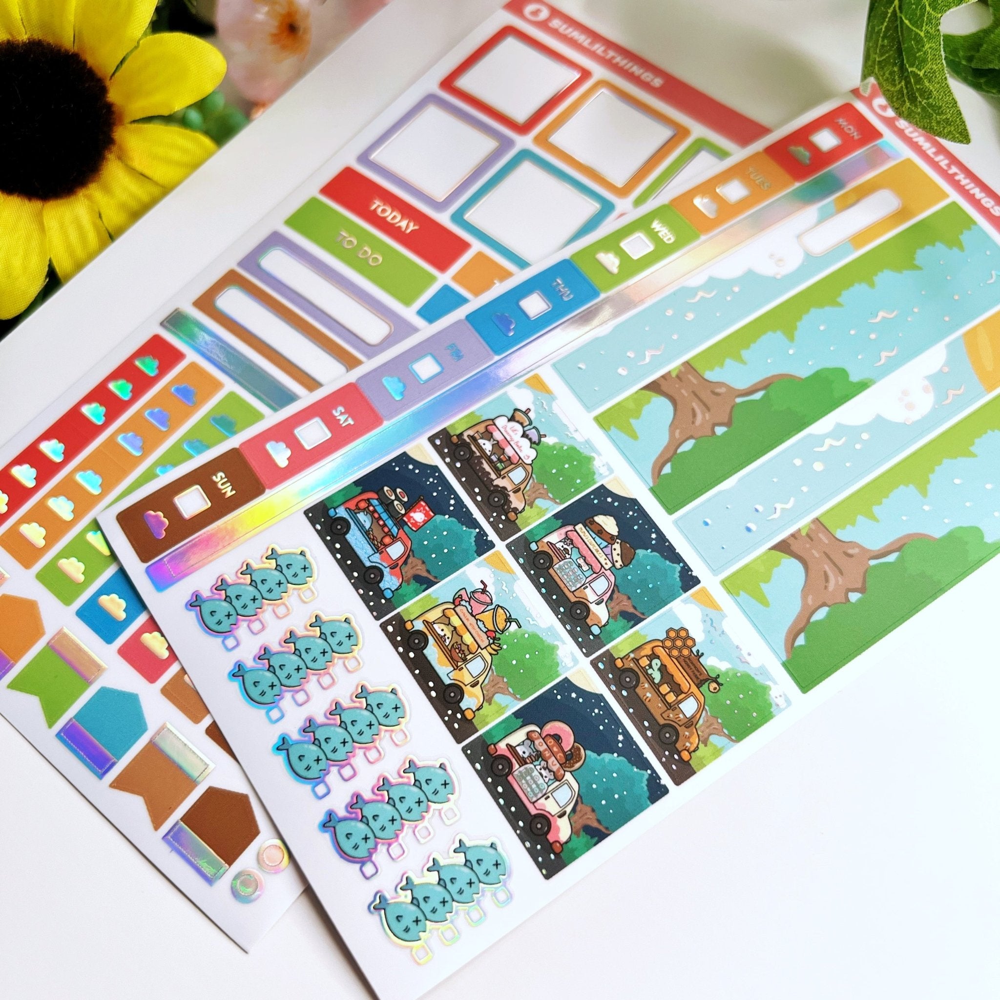 Hobonichi WEEKS Kit - Lil' Food Truck - SumLilThings