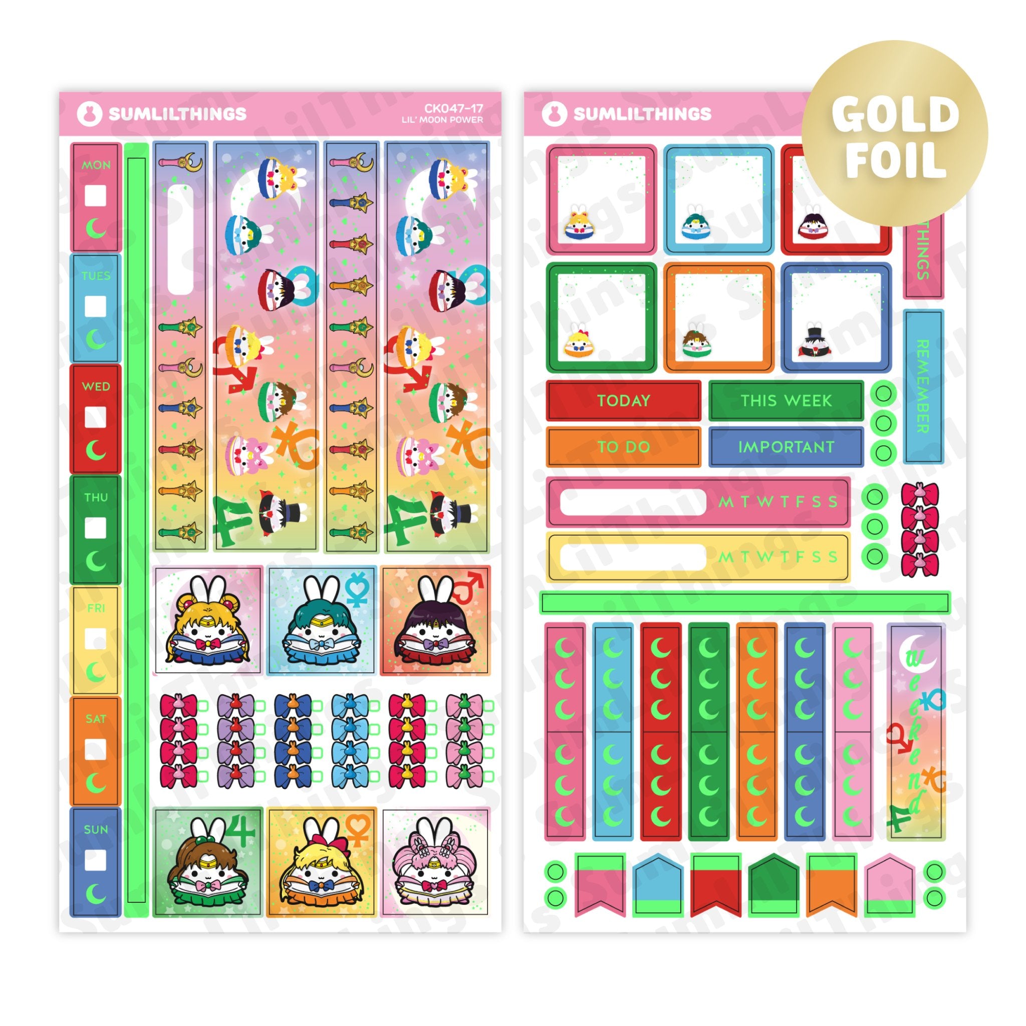 Patisserie Hobonichi Cousin Kit - Planner Stickers