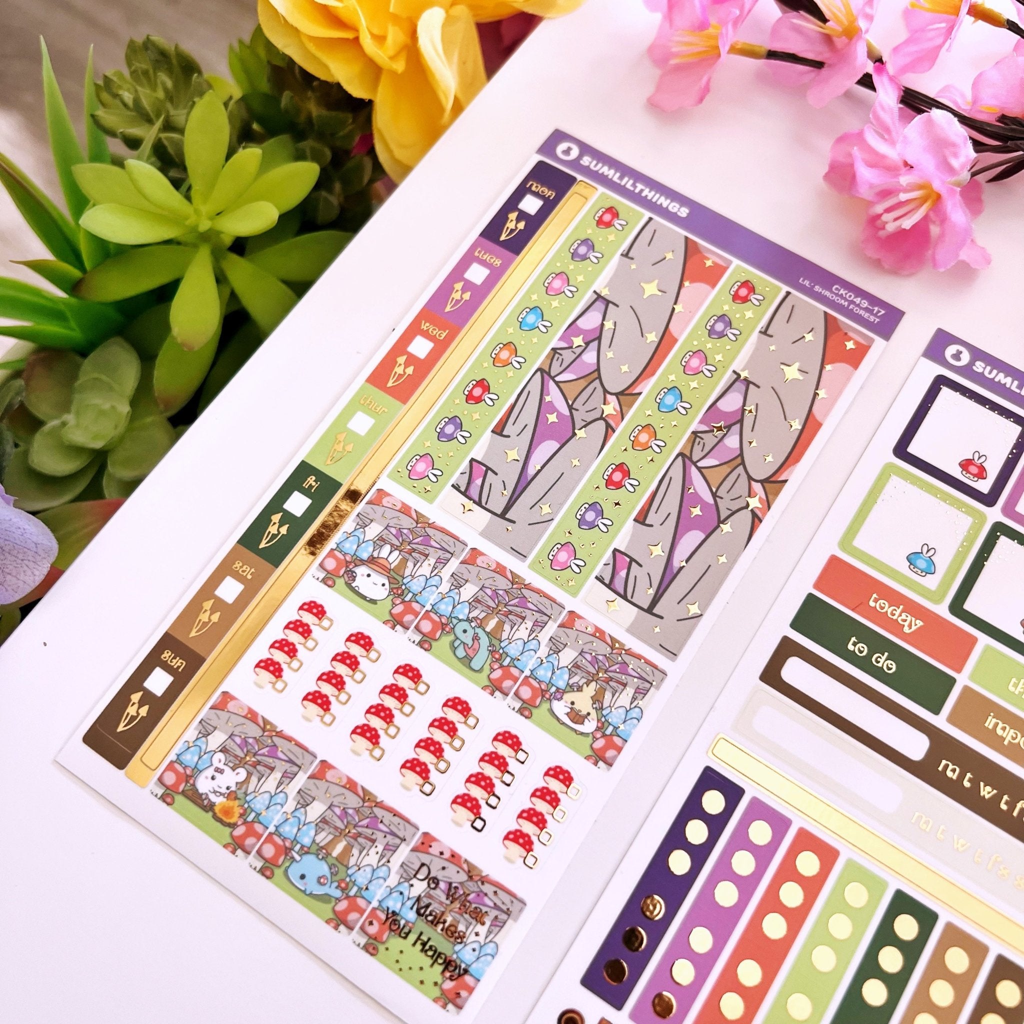 Hobonichi WEEKS Kit - Lil' Mushroom Forest - SumLilThings