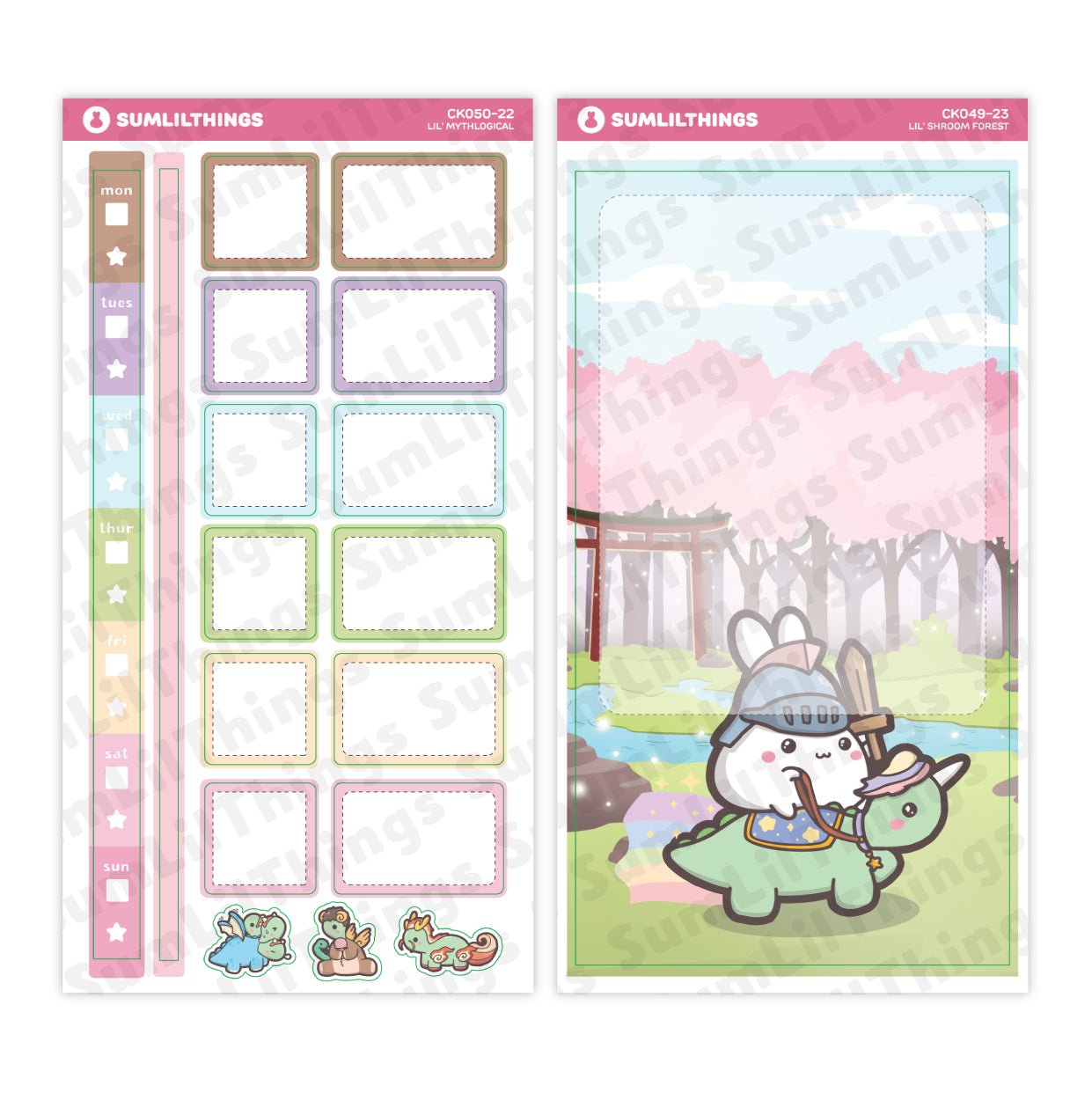 Hobonichi WEEKS Kit - Lil' Mythological - SumLilThings