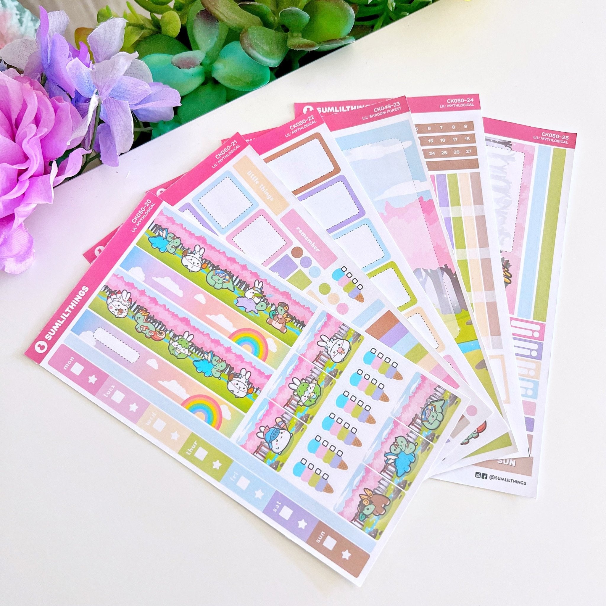 Hobonichi WEEKS Kit - Lil' Mythological - SumLilThings