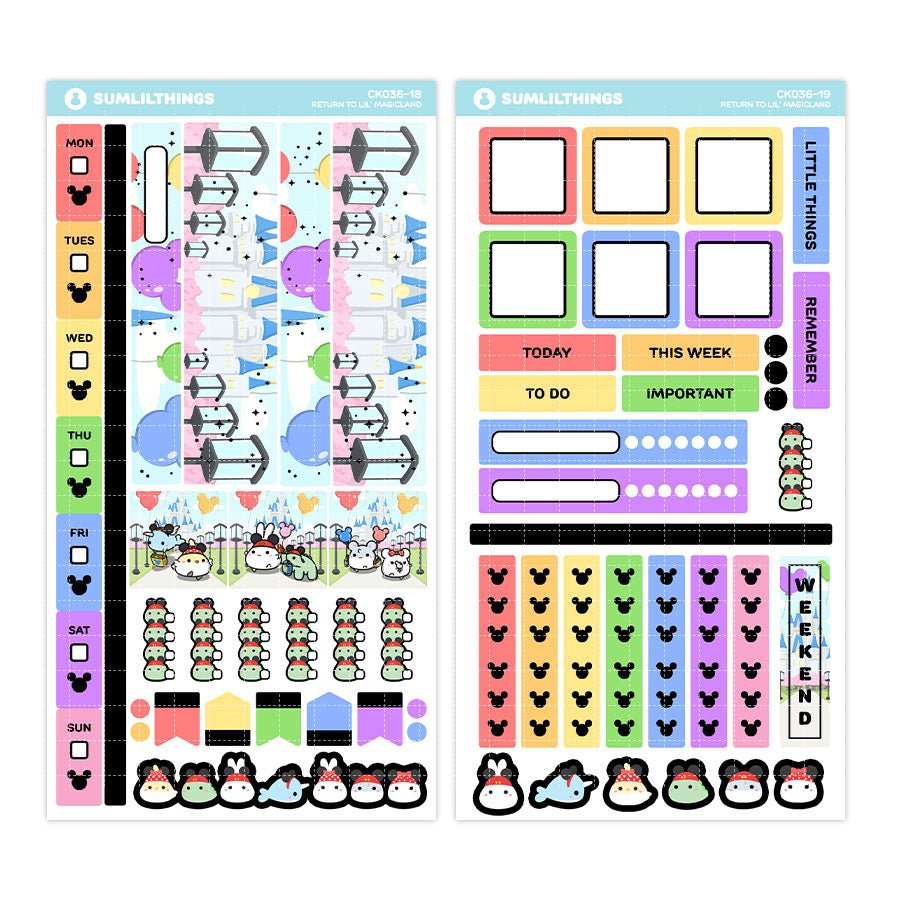 Hobonichi WEEKS Kit - Return to Magicland - Gold Foil - SumLilThings