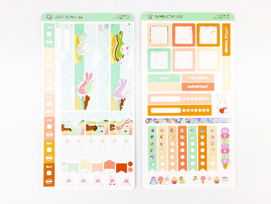 Hobonichi WEEKS Kit - Sugar Rush - Silver Bubble Foil - SumLilThings