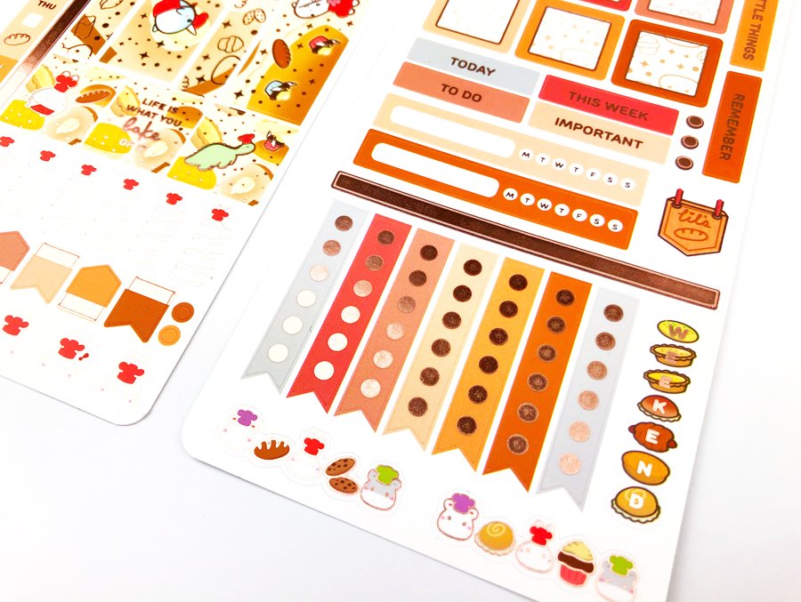 Hobonichi WEEKS Kit - Toasted Buns - Gold Foil - SumLilThings