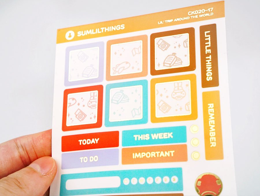 Hobonichi WEEKS Kit - Trip Around the World - Gold Foil - SumLilThings