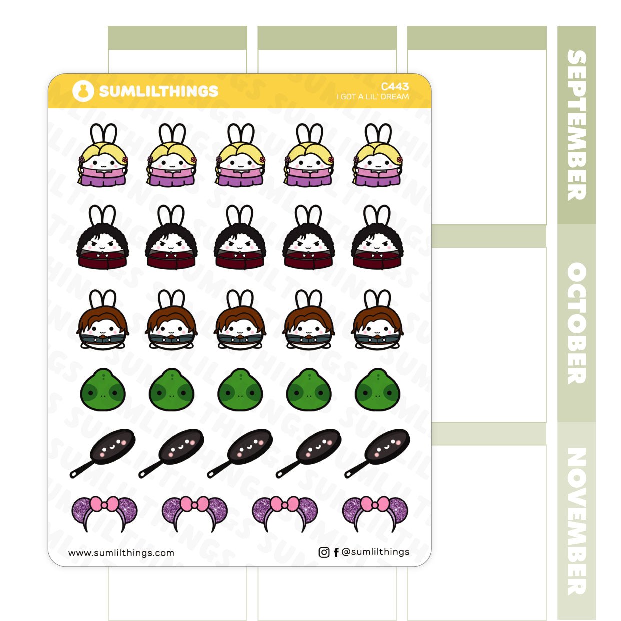 I Got A Lil' Dream Stickers - SumLilThings