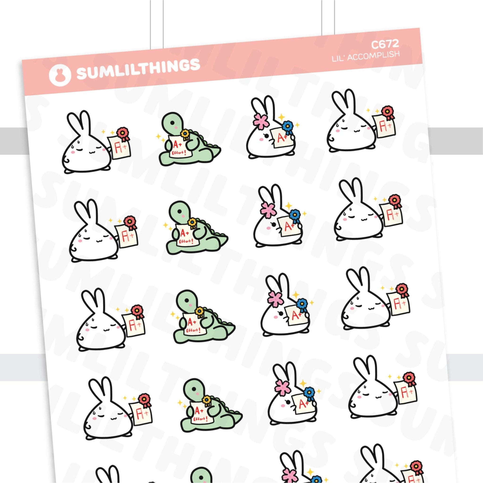 Lil' Accomplish Stickers - SumLilThings